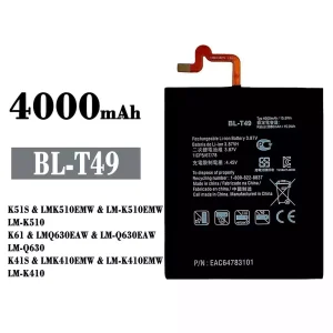 Pametni telefon Baterija BL-T49 za LG K51S / K61 / K41S