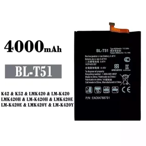 Pametni telefon Baterija BL-T51 za LG K42 / K52