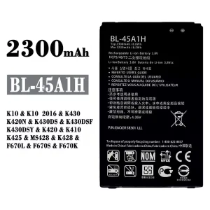Pametni telefon Baterija BL-45A1H za LG K10 2016