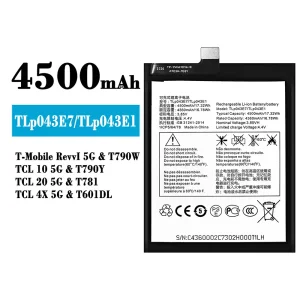 Pametni telefon Baterija TLP043E7/TLP043E1 za Alcatel T-Mobile RevvI 5G/TCL 10 5G/TCL 20 5G/TCL 4X 5G