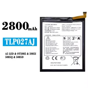 Pametni telefon Baterija TLP027AJ za Alcatel A5 LED/OT5085/5085I/5085Q/5085D
