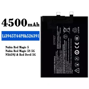 Pametni telefon Baterija Li3945T44P8h526391 za Nubia Red Magic 5/Nubia Red Magic 5S 5G