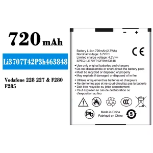 Pametni telefon Baterija Li3707T42P3h463848 za ZTE Vodafone 228 227/F280/F285