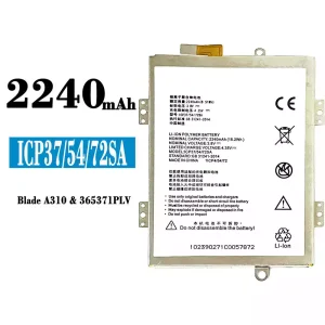 Pametni telefon Baterija ICP37/54/72SA za ZTE A310