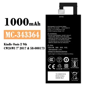 Pametni telefon Baterija MC-343364 za Amazon Kindle Oasis 2 9th /58-000173