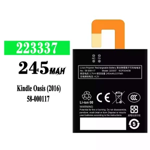 Pametni telefon Baterija 223337 za Amazon Kindle Oasis (2016)/58-000117