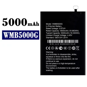 Pametni telefon Baterija WMB5000G za WALTON