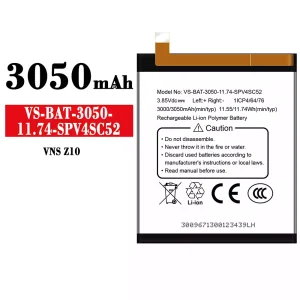 Pametni telefon Baterija VS-BAT-3050-11.74-SPV4SC52 za VESTEL VNS Z10