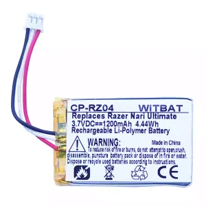 Zamjenska baterija za slušalice Blackshark V2 Pro,Razer Kraken V3 Pro,Kraken BT Kitty Edition,Barracuda X Wireless,JBL Tune 3