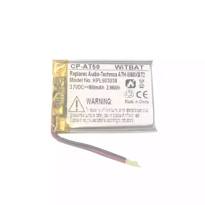 Zamjenska baterija za slušalice Audio-Technica ATH-M50XBT2,ATHM50XBT,ATH-DSR9BT,ATH-DSR7BT,ATH-SR6BT,ATH-SR5BT,SR5BTBK,SR5BTWH,ATH-AR3BT