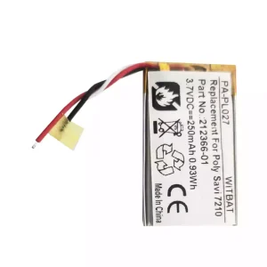 Zamjenska baterija za slušalice Plantronics 216261-01,212366-01