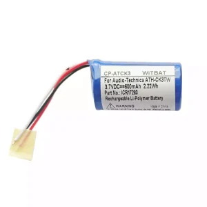 Zamjenska baterija za slušalice Audio-Technica ATH-CK3TW kutijicu za punjenje,ICR17280