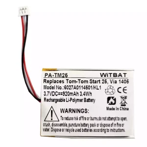 Baterija za TomTom 6027A0114501,Start 20,Start 25