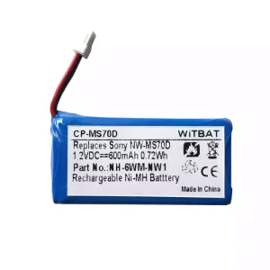 Baterija za SONY Walkman NW-MS70D,NW-MS90D,NH-6WM-NW1